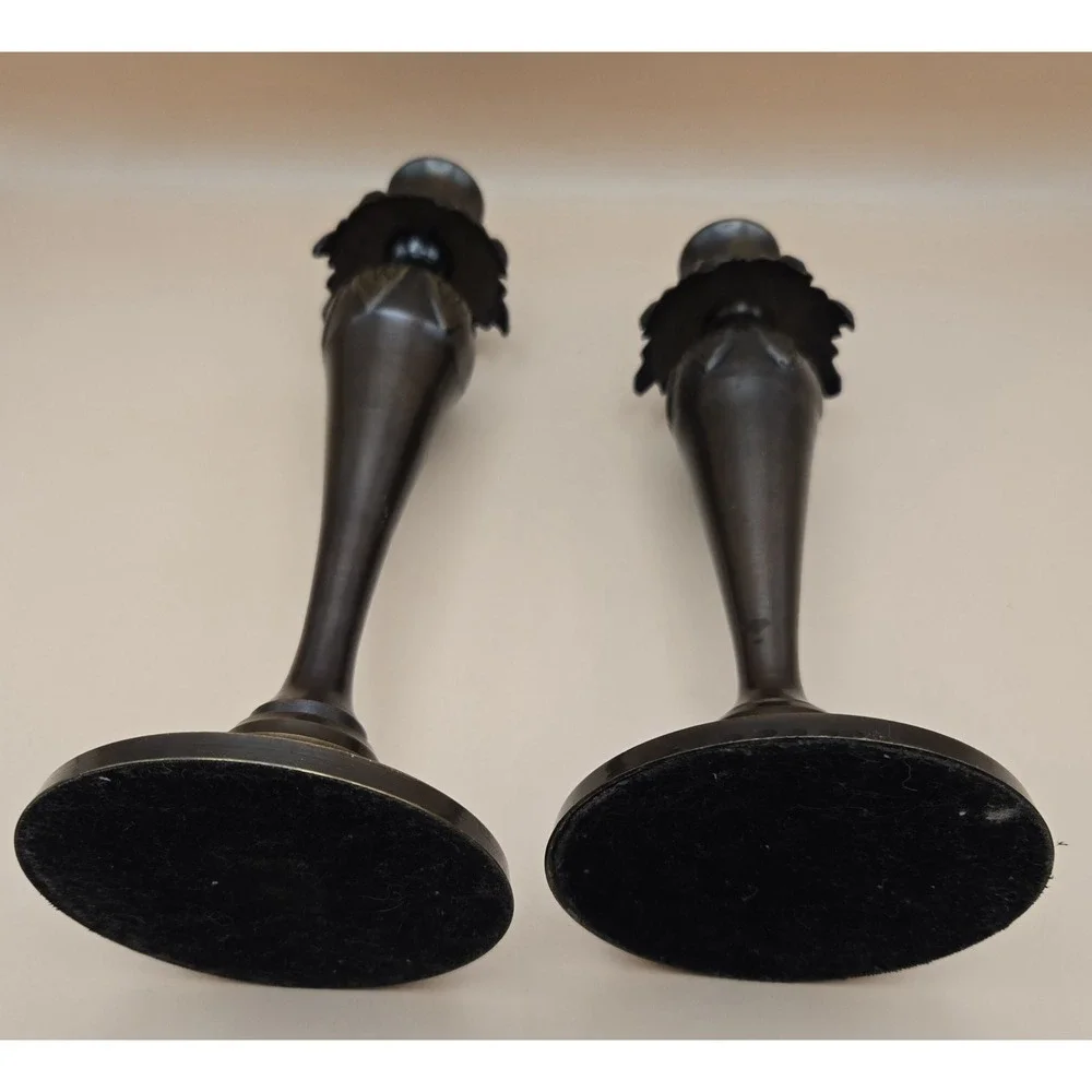 Brass Palm Candel Holders Two Sizes‎